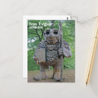 ¡Fantástica postal danesa del trol Iván!