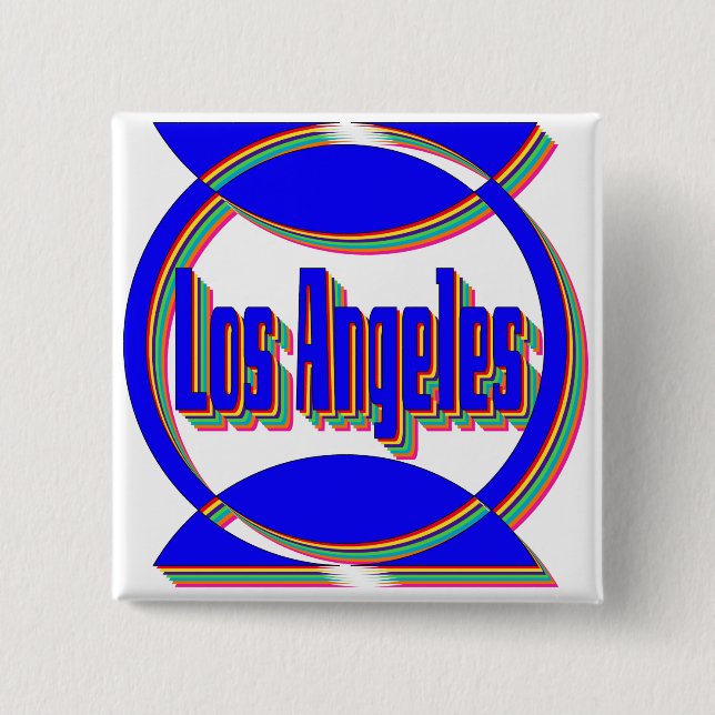Fantástico botón Los Angeles 2 (Anverso)