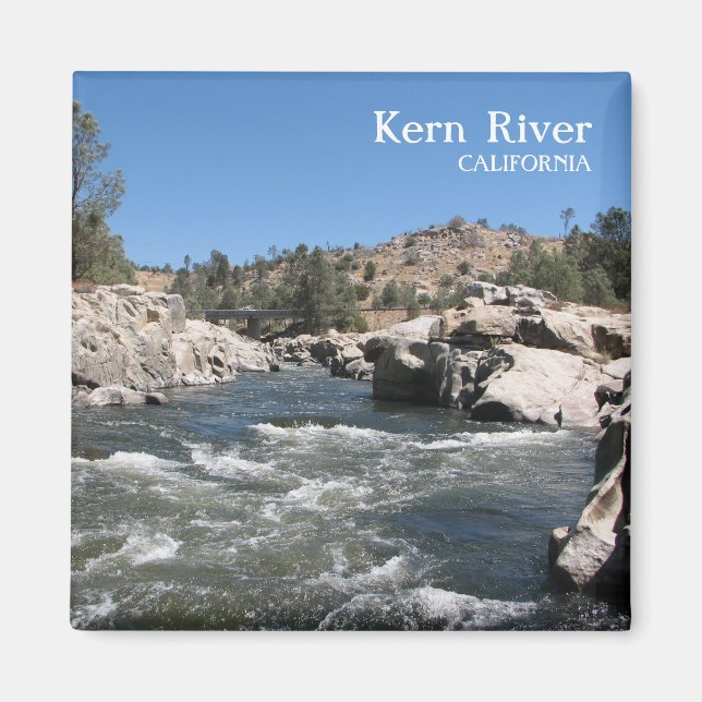 ¡Fantástico imán del río Kern! (Frente)
