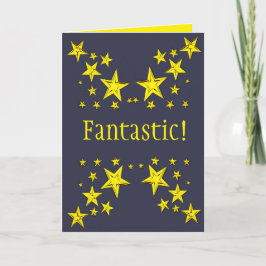 ¡Fantástico! Tarjeta