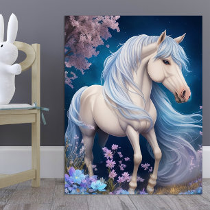Fantástico Unicornio Mágico Caballo Arte de IA