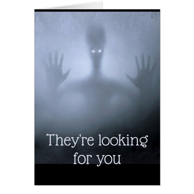 Fantasy Alien Fog Cumpleaños Scary Buscándote (Frente)