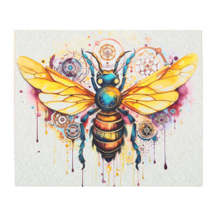 *~* Fantasy Bee Mandala Rainbow SC5 Impresión Meta