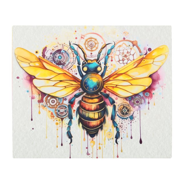 *~* Fantasy Bee Mandala Rainbow SC5 Impresión Meta (Anverso)