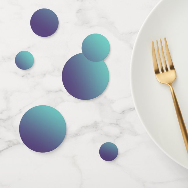 FANTASY Blue + Púrpura Gradiente de color Confetti (Grupo)