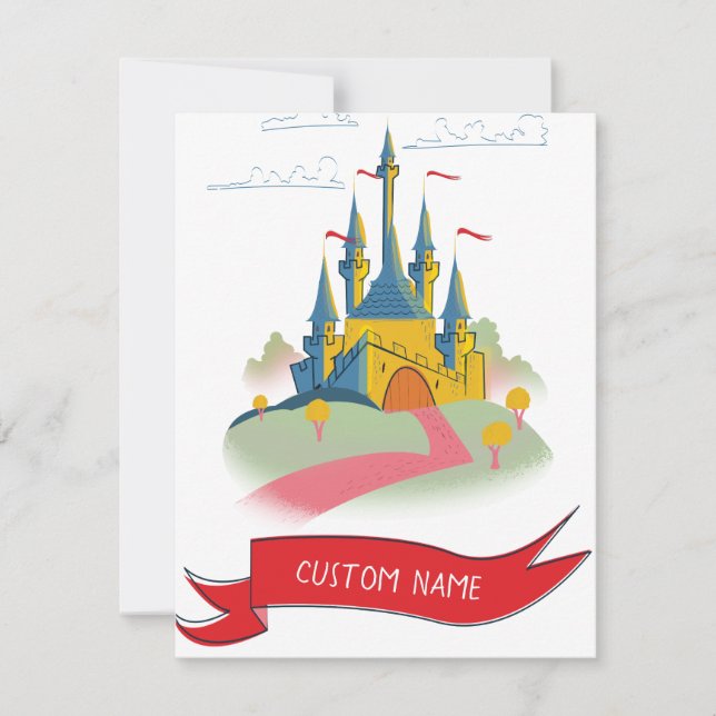 Fantasy Castle Personalizado Textos (Anverso)