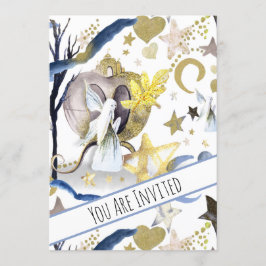 *~* Fantasy Fairy Baby Shower Invitación Moon