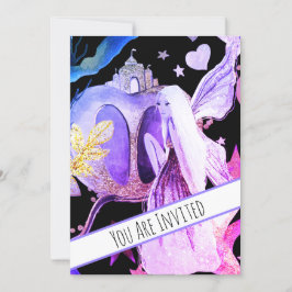 *~ Fantasy Fairy Castle Invitación Baby Shower