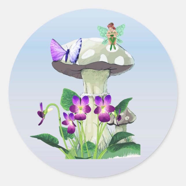 Fantasy Fairy Pegatinas (Anverso)