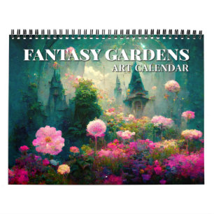 Fantasy Gardens Calendario de Arte Fantasía 2026
