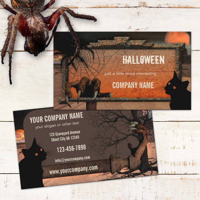 Fantasy Halloween Fantasy Tarjeta de presentación (Subido por el creador)