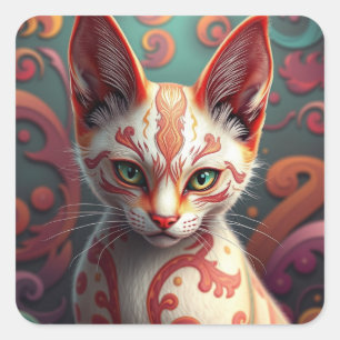 Fantasy Siamese Cat Pegatinas