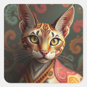 Fantasy Siamese Cat Pegatinas