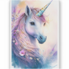 Fantasy Unicorn Pegatina