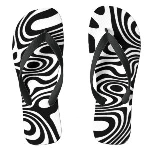 Fantasy Zebra rayas patrón sandalias