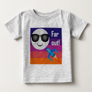 Far Out Design - Baby Fine Jersey Camiseta