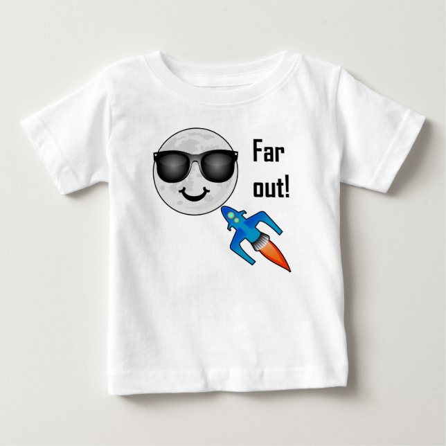 Far Out Design - Baby Fine Jersey camiseta (Anverso)