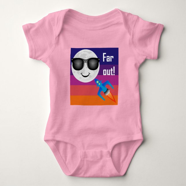 Far Out Design - Bodysuit de Jersey para Bebé (Anverso)