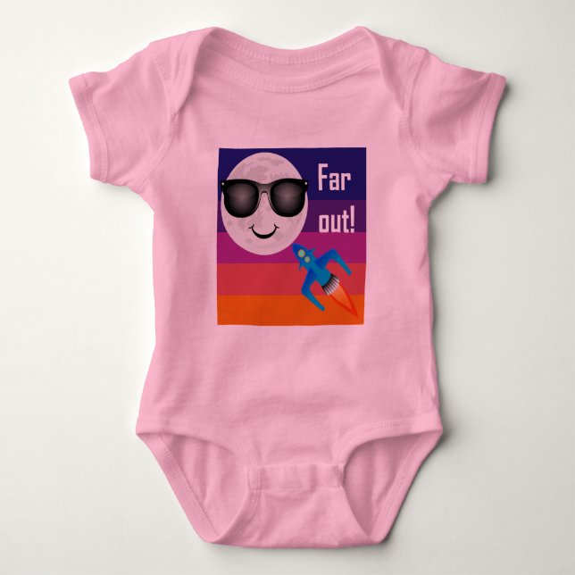 Far Out Design - Bodysuit de Jersey para Bebé (Anverso)