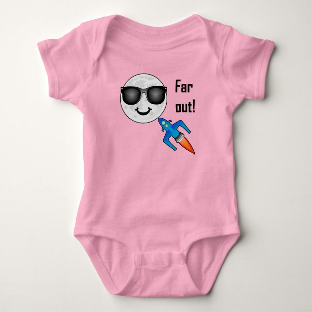 Far Out Design - Bodysuit de Jersey para Bebé (Anverso)