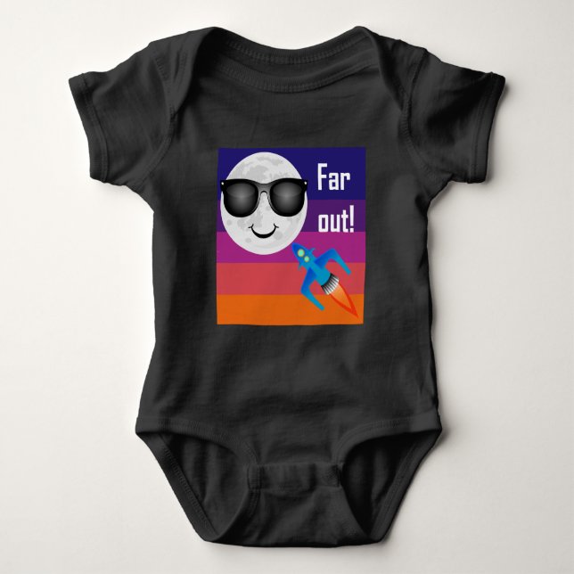 Far Out Design - Bodysuit de Jersey para Bebé (Anverso)