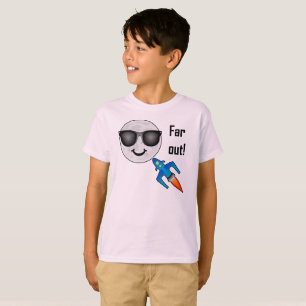 Far Out Design - Camiseta básica para niños
