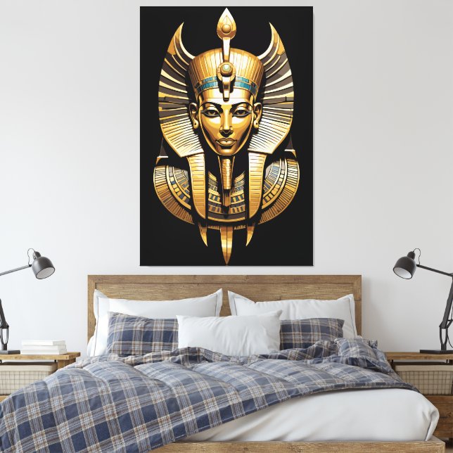 Faraón Dorado con tocado real Arte (Insitu(Dormitorio))