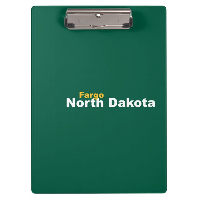 Fargo, portapapeles de Dakota del Norte (Anverso)