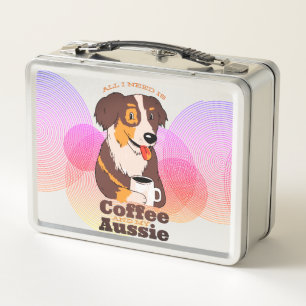 Farm Dog Aussie Shepherd Caffeine Lover Design