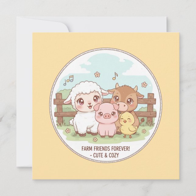 Farm friends forever - cute & cozy (Anverso)
