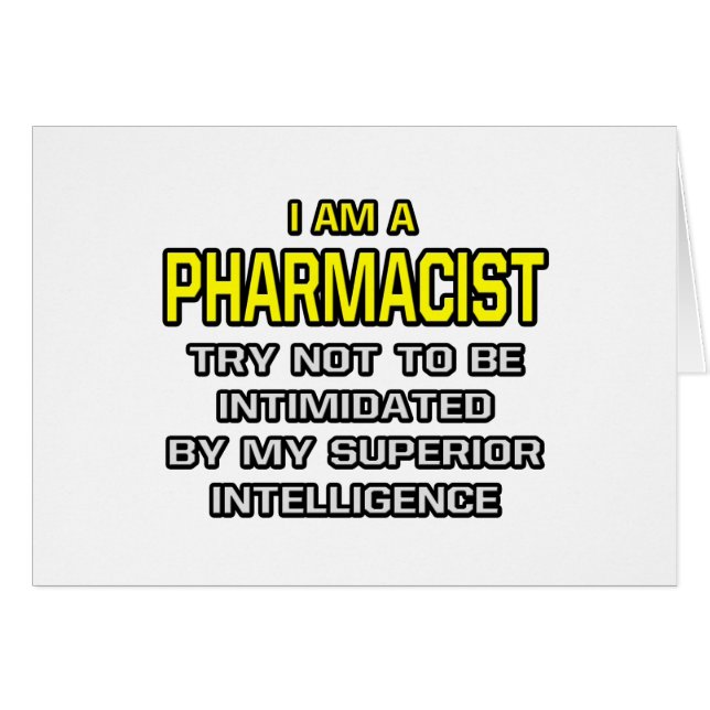 Farmacéutica... Inteligencia Superior (Anverso (Horizontal))