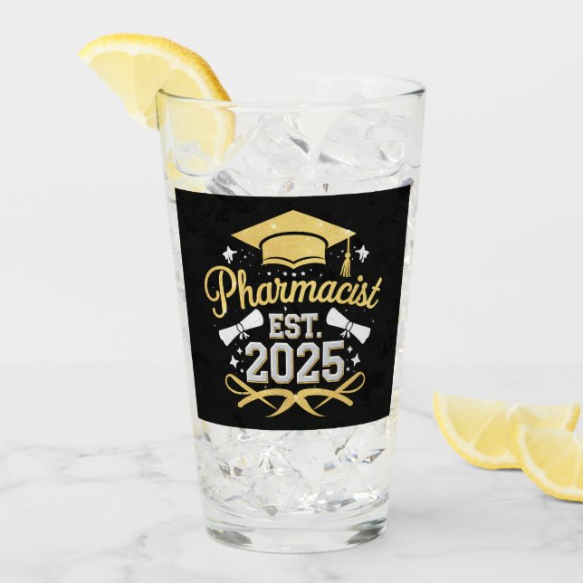 Farmacéutico Est 2025 Graduación de Farmacia (Anverso (hielo))