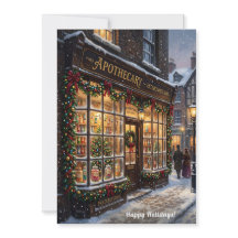 Farmacia de Apothecary Victoriano Antiguo Navidad