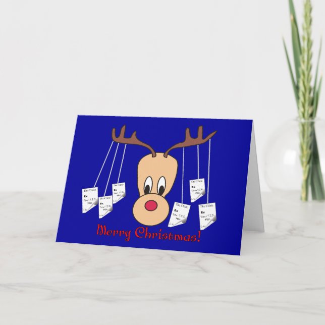 Farmacia de renos Feliz Navidad (Anverso)