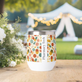 Farmacia personalizada Boho Stemless Wine Tumbler