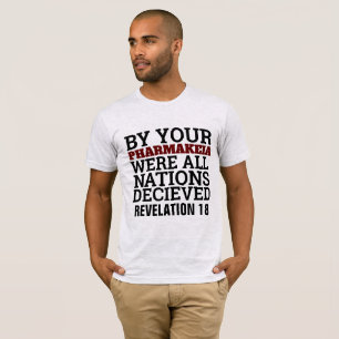 FARMAKEIA, VACUNA, MARCA DE LA BESTIA, CAMISETAS