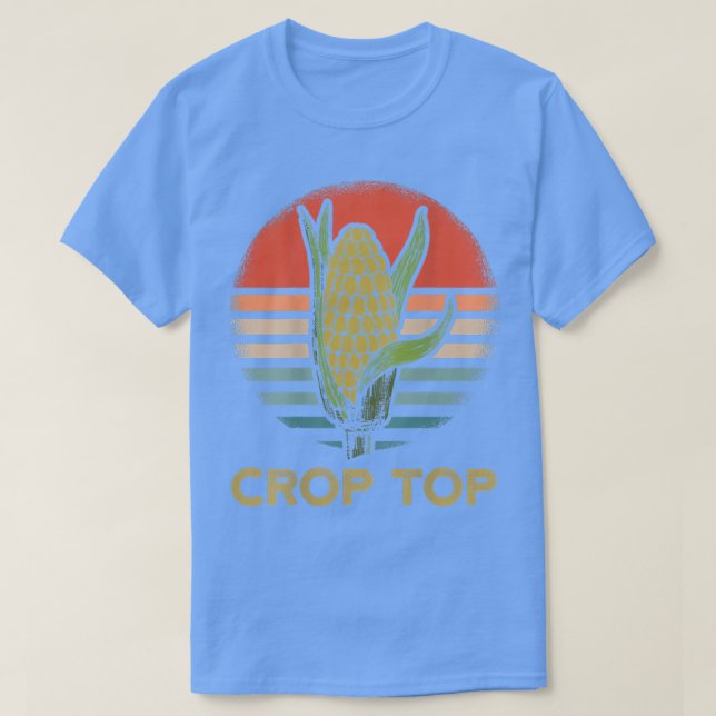 Farmer Retro Corn Crop Top  (Diseño del anverso)