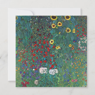 Farmergarden w Sunflower por Klimt, Flores de époc