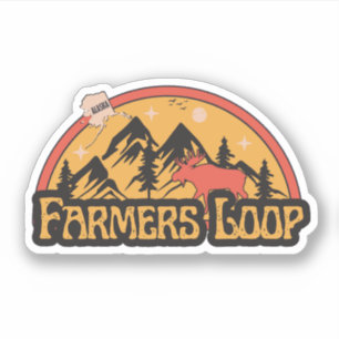 Farmers Loop, Alaska Pegatina
