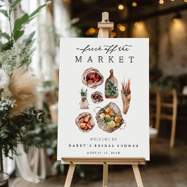 Farmers Market Theme Bridal Shower Welcome Sign