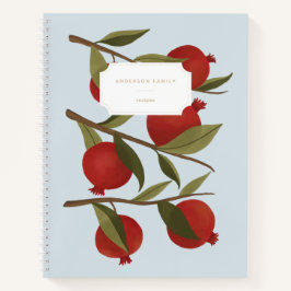 Farmhouse Citrus Pomegranate Branch Libro de recet
