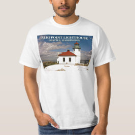Faro Alki Point, camiseta de Seattle Washington