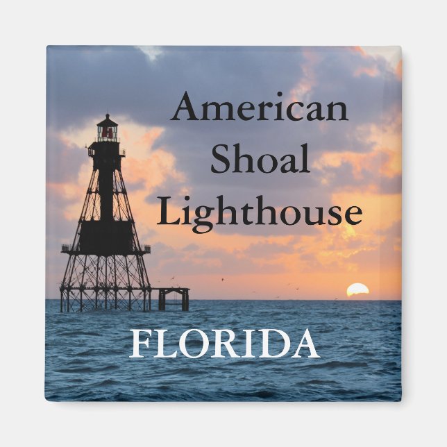Faro Americano de Carro, imán de Florida (Frente)
