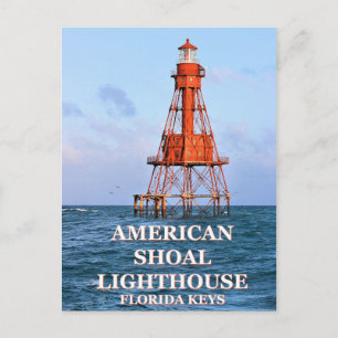 Faro Americano de Carro, postal de Florida