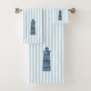 Faro azul banda azul Nautical
