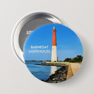 Faro Barnegat, botón de Nueva Jersey