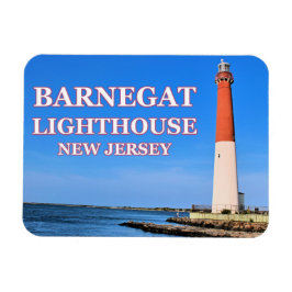 Faro Barnegat, imán fotográfico de Nueva Jersey
