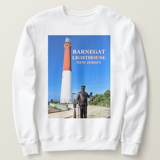 Faro Barnegat, sudadera de Nueva Jersey (Anverso del diseño)