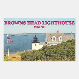 Faro Browns Head, Pegatinas Maine