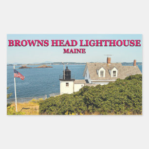 Faro Browns Head, Pegatinas Maine